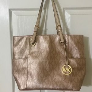 Rose Gold Michael Kors Tote